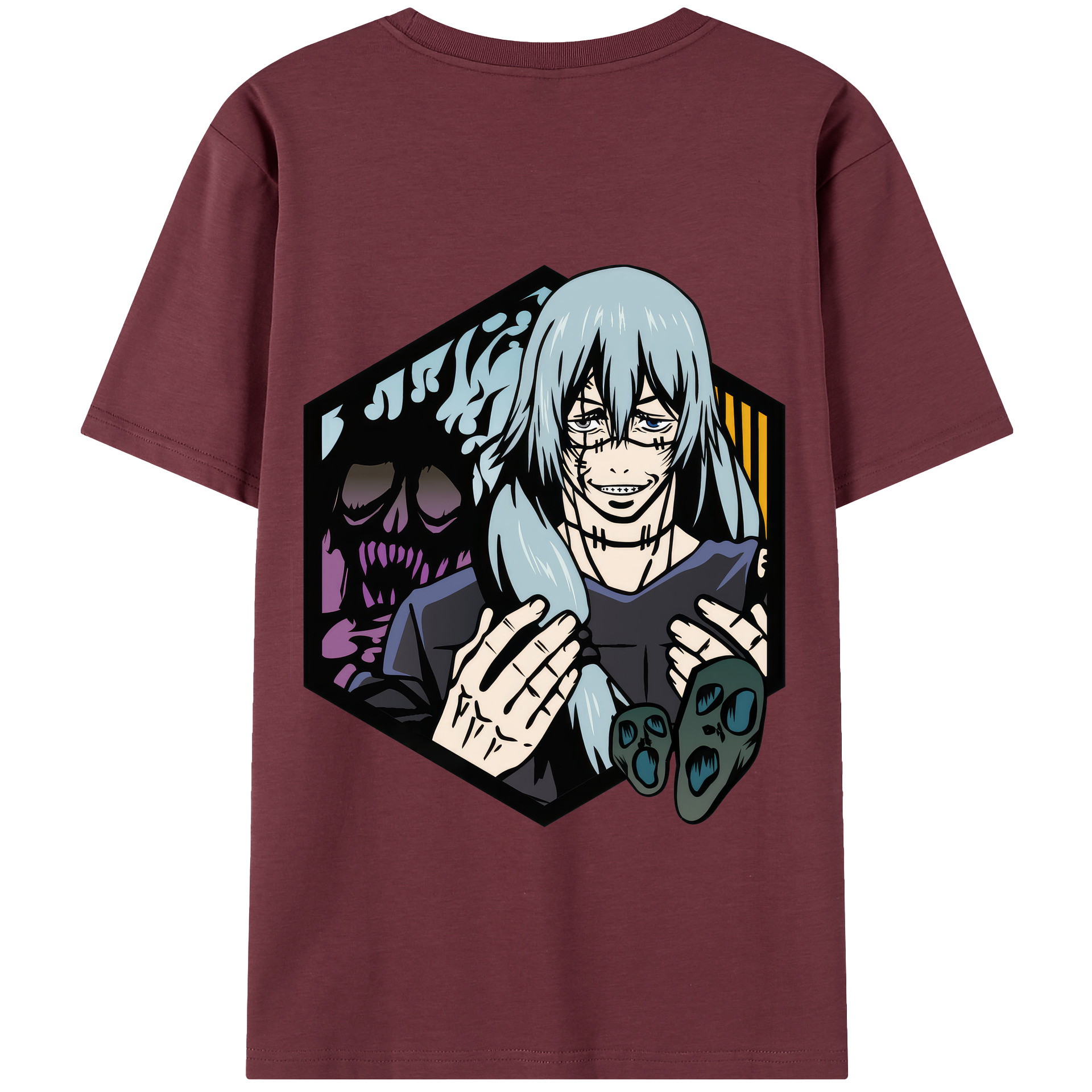 （画像用） 呪術廻戦 Jujutsu Kaisen 綿100％半袖Tシャツ（背面プリント）